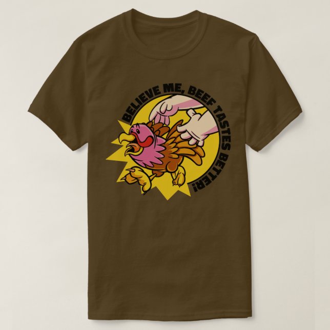 Running Thanksgiving Turkey T-Shirt (Design Front)