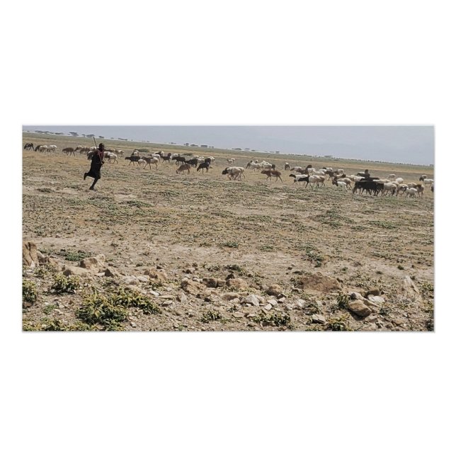 Running the Serengeti Poster (Front)