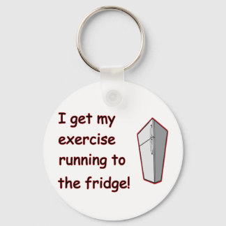 Running To The Fridge Keychain