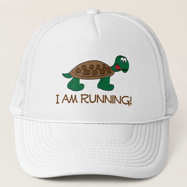 Running Tortoise Trucker Hat (Front)