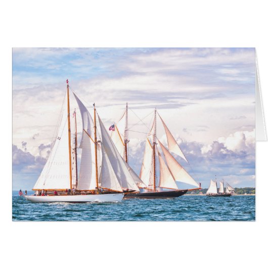 Running Toward The Finish Cards (Front Horizontal)
