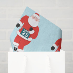 Running Track-and-Field Christmas Holiday Gift Tissue Paper