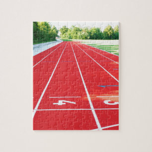 Running Track And Field Jigsaw Puzzle