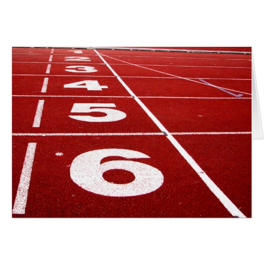 Running track cards (Front Horizontal)