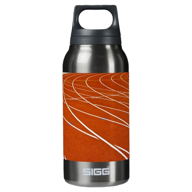 running track insulated water bottle (Front)