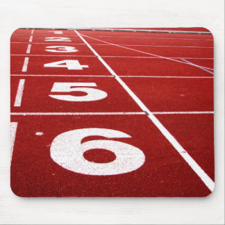 running track mouse pad