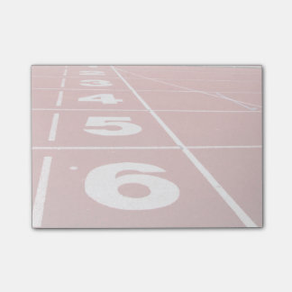 Running Track Post-it Notes