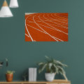 running track poster | Zazzle