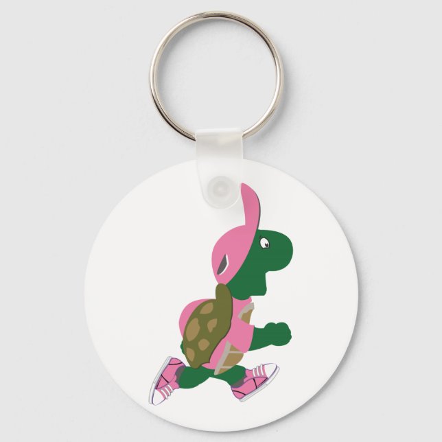 Running Turtle Keychain (Front)
