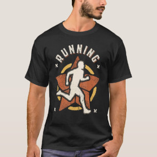 Running Vintage Retro Classic Sport T-Shirt
