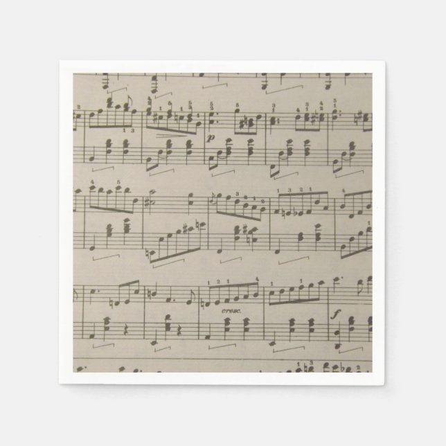 Running Waltz Paper Napkins (Front)