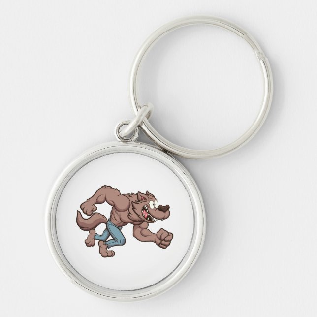 Running Werewolf Keychain (Front)