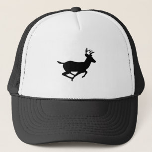 Running White Tail Deer Logo Trucker Hat