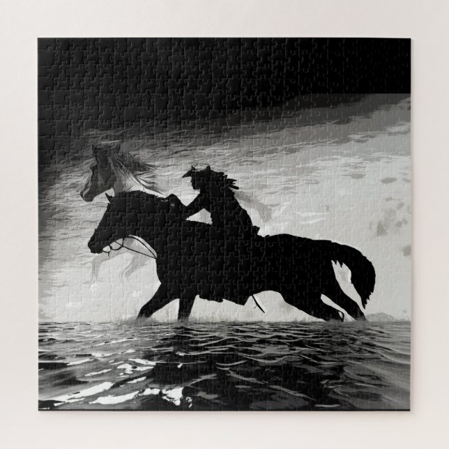 Running with Spirits - Horses Jigsaw Puzzle (Vertical)