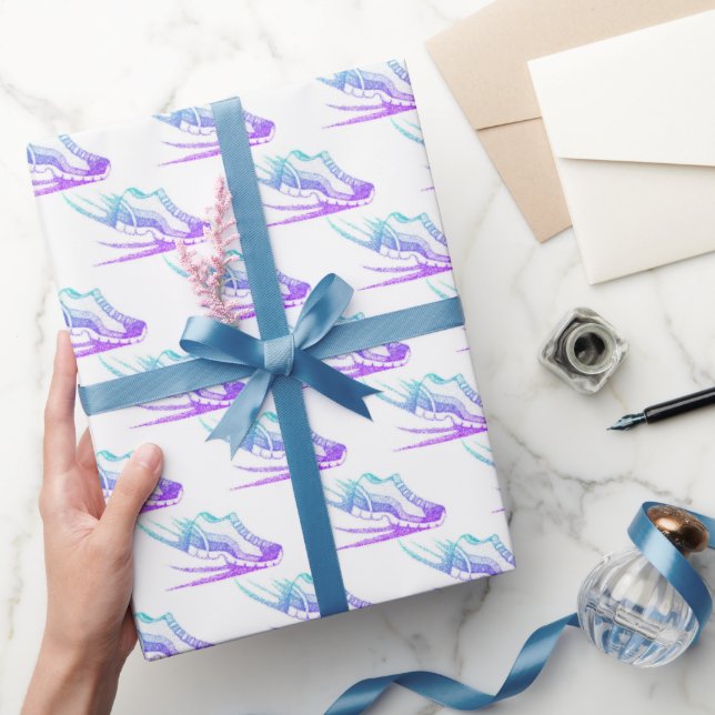 Running Wrapping Paper, Fitness Gift Wrap (Gifting)