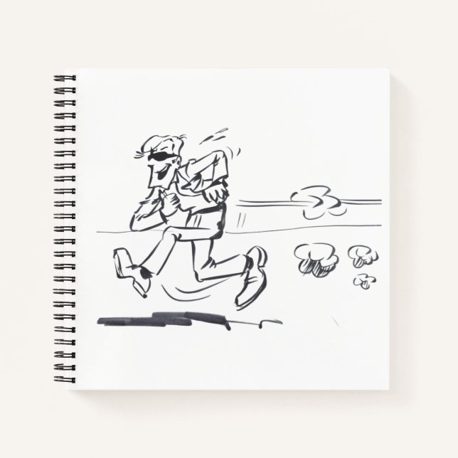 Running Yuppie Notebook (Front)