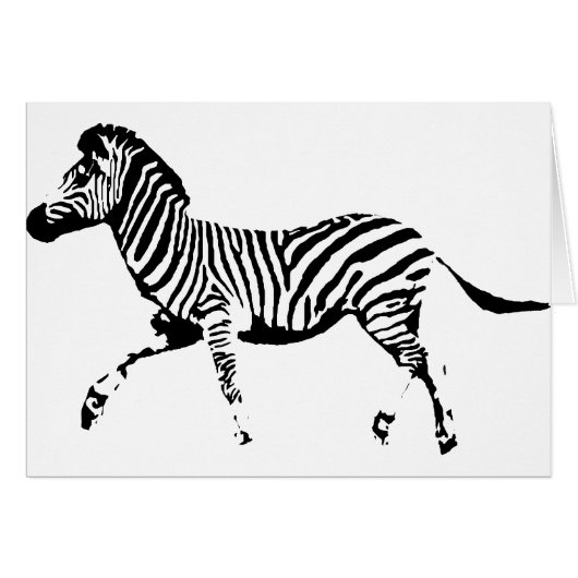 Running Zebra Cards (Front Horizontal)
