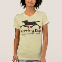 Arundale Products, Inc. Let's Go Running T-Shirt | Funny Dog T-Shirt