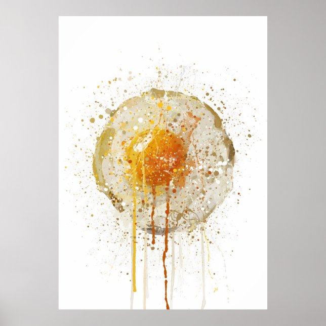 Runny Egg Poster (Front)