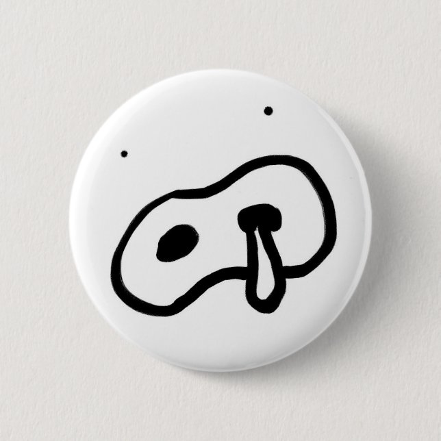 runny pig button (Front)