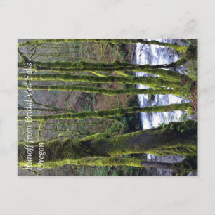 Runoff from Bridal Veil Falls, OR Postcard