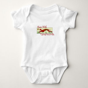 Runs With Greyhounds Baby Bodysuit