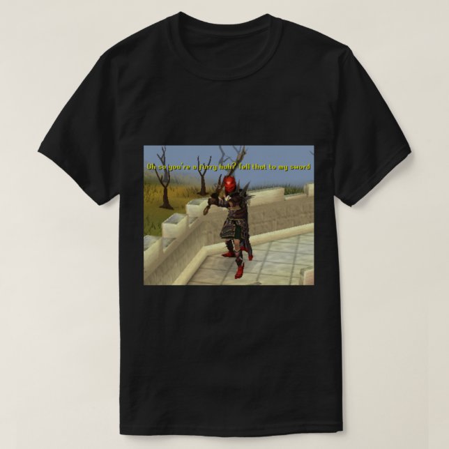 Runscape Long  T-Shirt (Design Front)