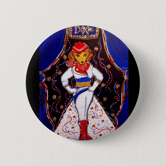 Runway Doxie Button (Front)