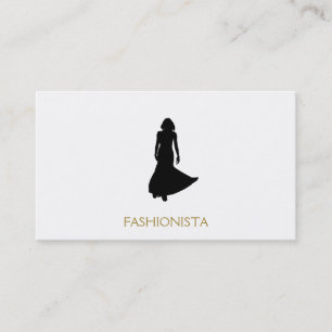 Runway Model Business Card