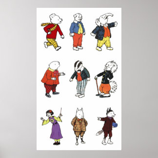 Rupert Bear and Friends Poster