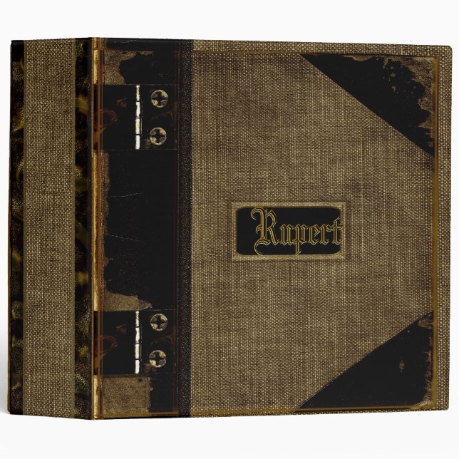Rupert Customizable 3 Ring Binder (Front/Spine)