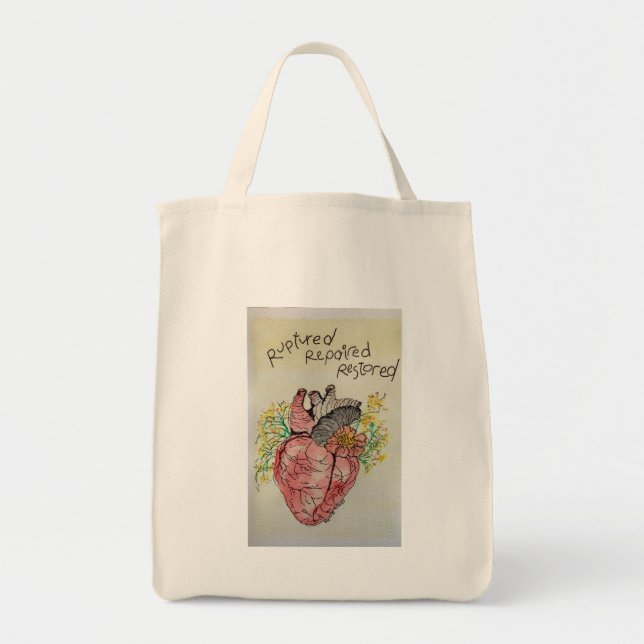 Ruptured  Repaired  Restore Tote Bag (Front)