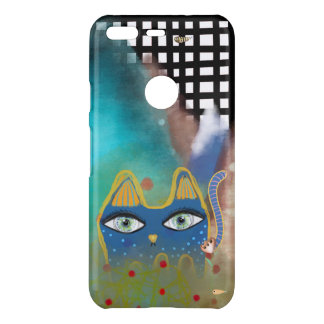 Rupydetequila gingham black landscape uncommon google pixel case