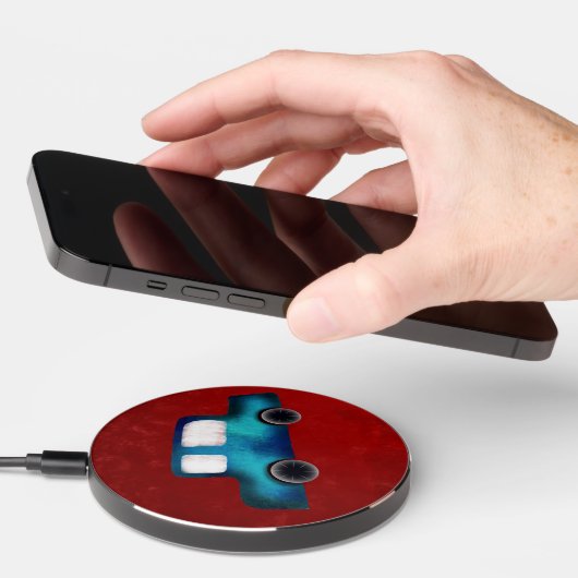 Rupydetequila handpainted auto wireless charger (Hand)