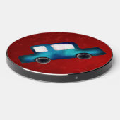 Rupydetequila handpainted auto wireless charger (Front 2)