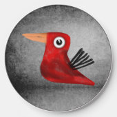 Rupydetequila handpainted bird wireless charger (Front)