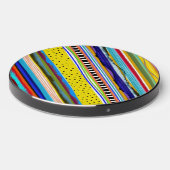 Rupydetequila handpainted lines wireless charger (Front 2)