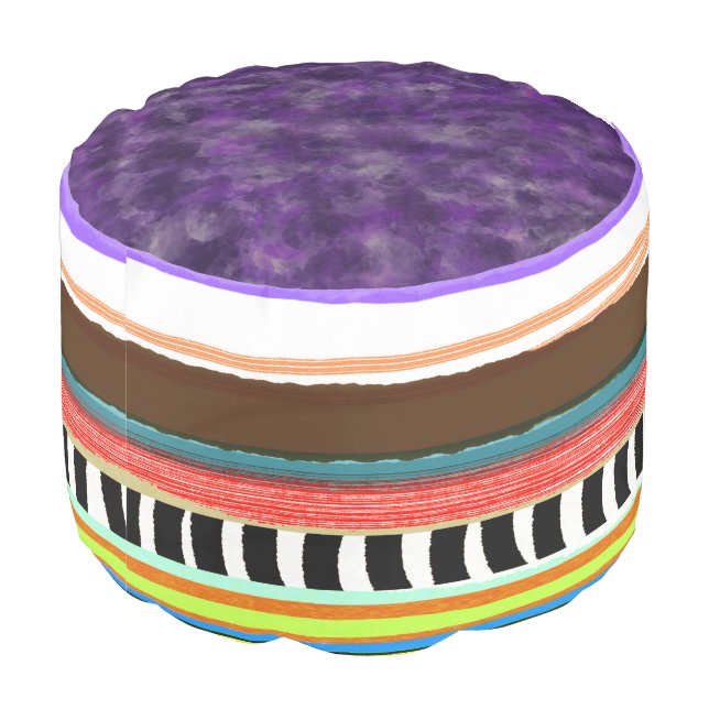 Rupydetequila home decor 2021 pouf (Angled Back)