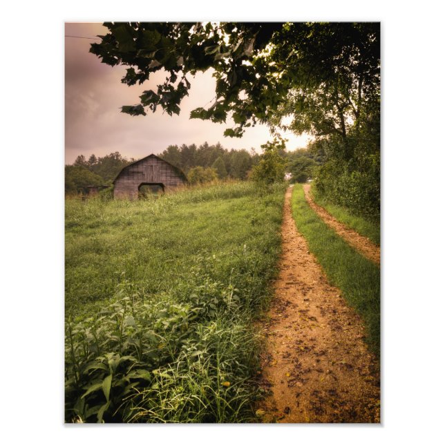 Rural Americana North Carolina Photo Print (Front)