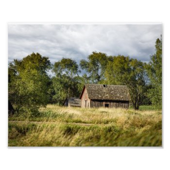 Rural Barn And Farmfield Photo Print by nikkilynndesign at Zazzle