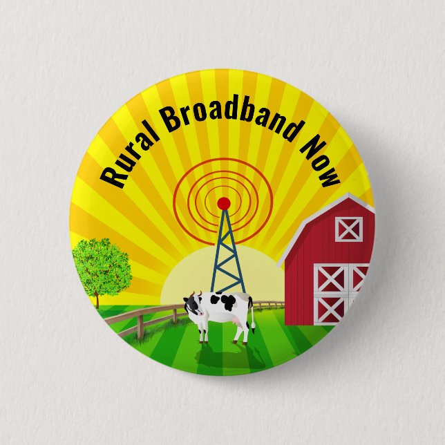 Rural Broadband Now Button (Front)