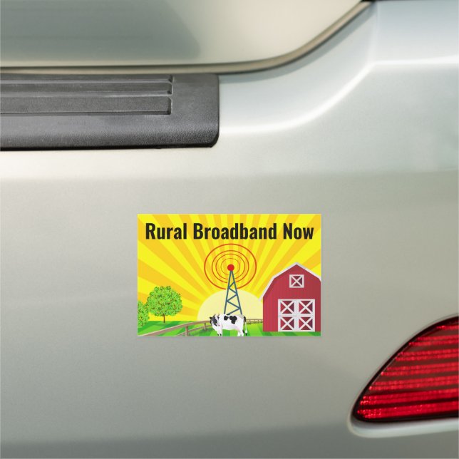 Rural Broadband Now Car Magnet (In Situ)