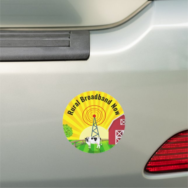 Rural Broadband Now Car Magnet (In Situ)