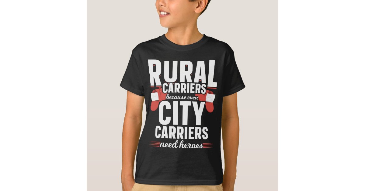 Rural Carriers Funny Mailman Delivery T-Shirt | Zazzle
