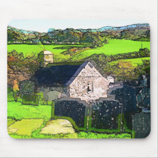 RURAL CHURCH MOUSE PAD