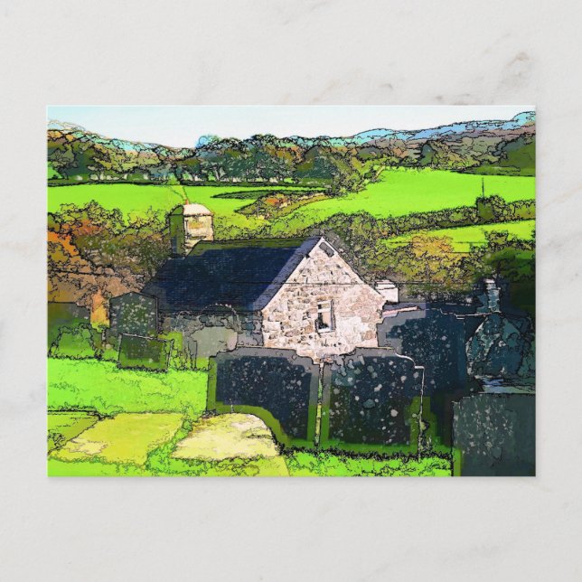 RURAL CHURCH POSTCARD (Front)