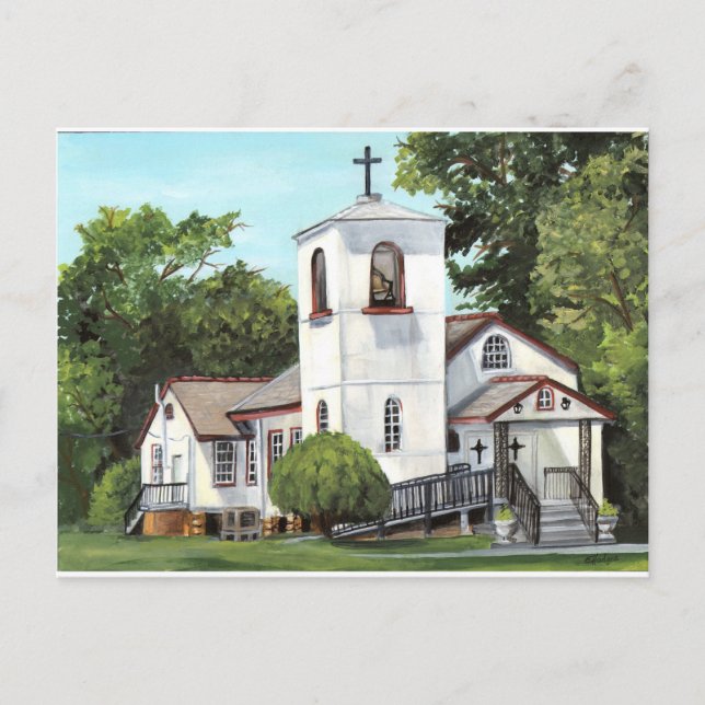 Rural Church Postcard (Front)