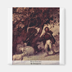 Rural Concert By Giorgione Magnet