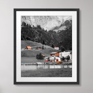 Rural Countryside Landscape Framed Art