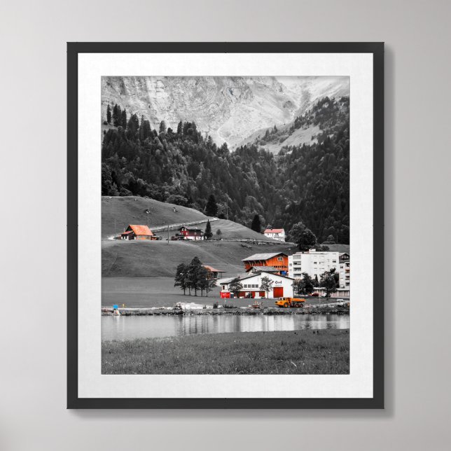 Rural Countryside Landscape Framed Art (Framed Front)